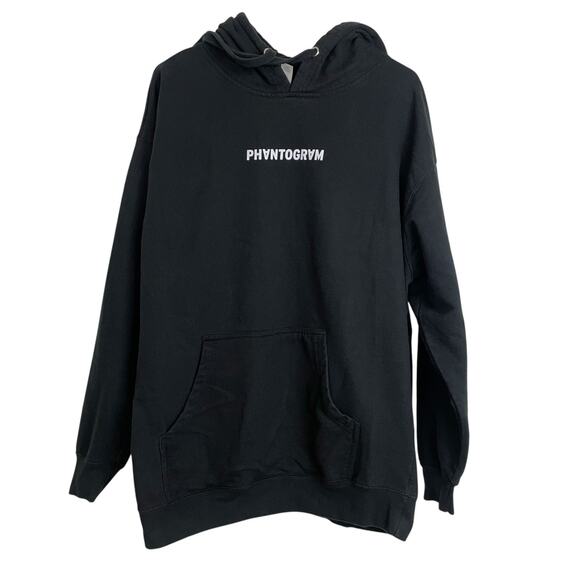 Phantagram Hoodie Sweatshirt XL Unisex Black Pullover Concert Music Independent - Picture 1 of 9